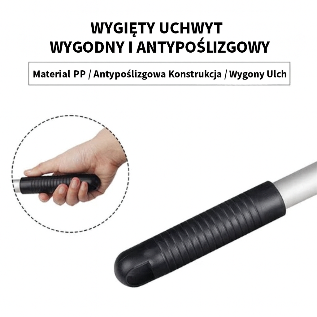 Ściągaczka do szyb samochodowych – wysuwana i obrotowa 180°