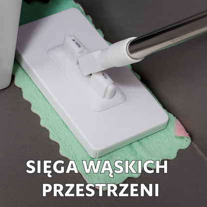 Jednorazowy mop do kurzu z 4 wielorazowymi ściereczkami