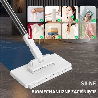 Jednorazowy mop do kurzu z 4 wielorazowymi ściereczkami
