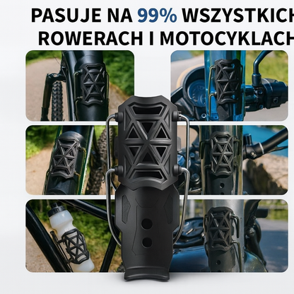 Uniwersalny uchwyt na butelkę – do rowerów i motocykli
