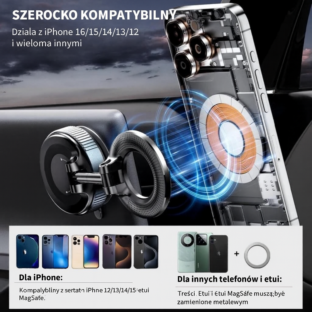 Samochodowy uchwyt na telefon