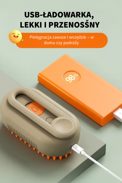 Parowy grzebień dla zwierząt