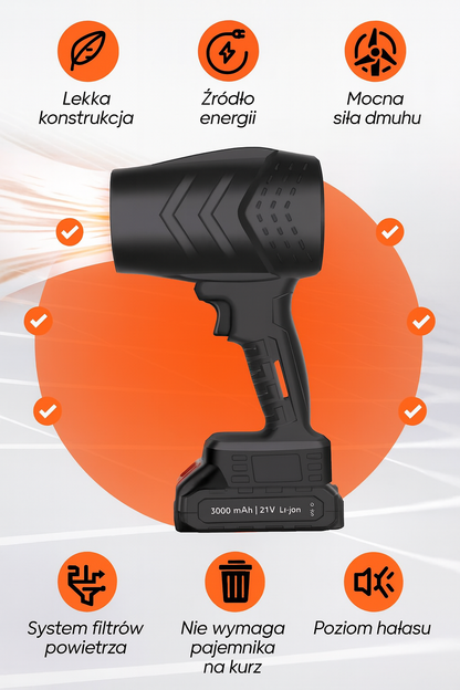 Bezprzewodowa suszarka do włosów