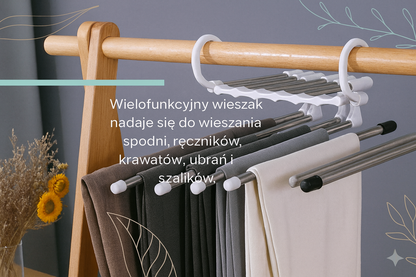 Wielofunkcyjny wieszak na spodnie – idealny sposób na uporządkowanie garderoby