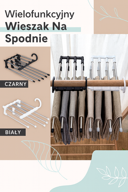 Wielofunkcyjny wieszak na spodnie – idealny sposób na uporządkowanie garderoby