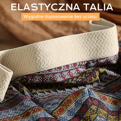 Oddychające bokserki męskie z geometrycznym wzorem – 1 zestaw (3 sztuki)