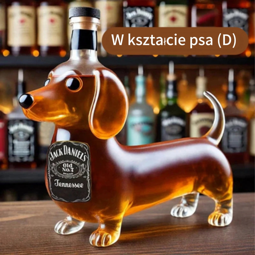 Butelka na whiskey w kształcie zwierzęcia