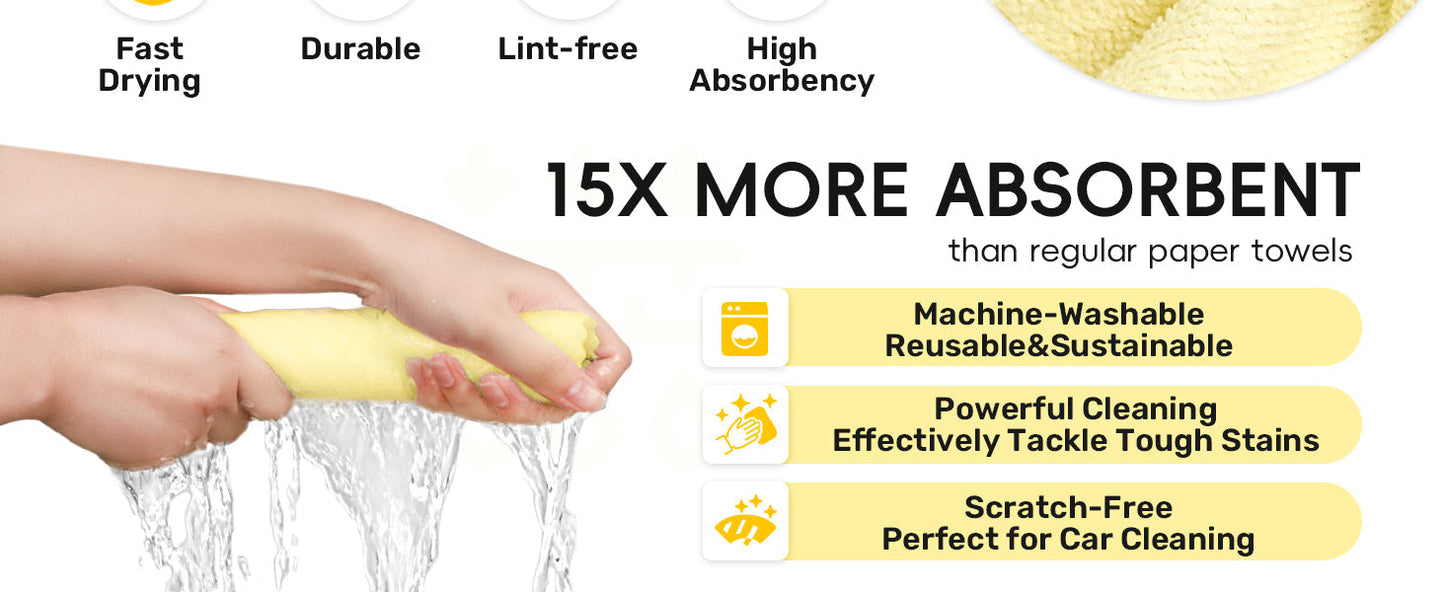 Wielokrotnego użytku ręcznik kuchenny z mikrofibry