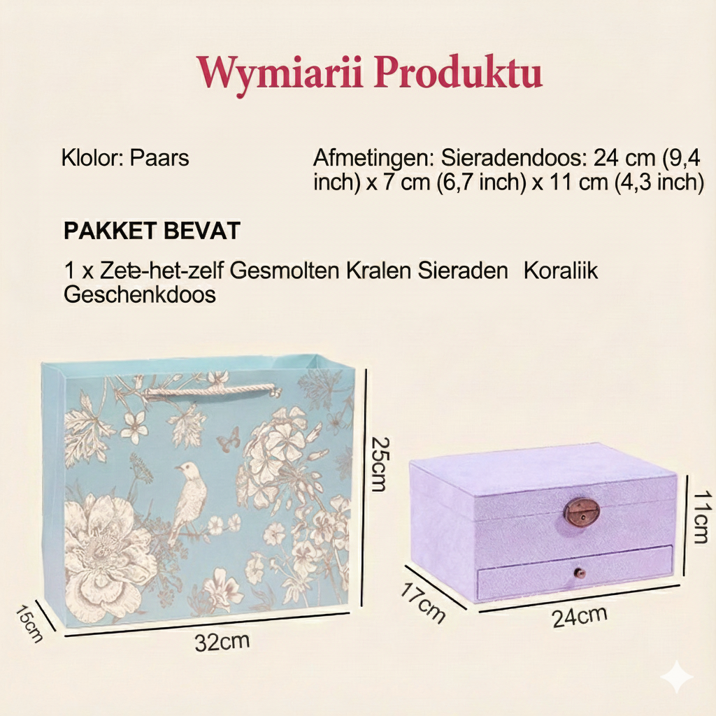 Zestaw biżuterii DIY w stylu vintage dla dziewczynek