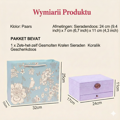 Zestaw biżuterii DIY w stylu vintage dla dziewczynek