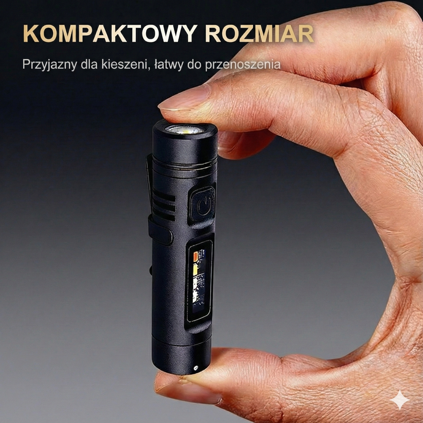Wielofunkcyjna mini latarka aluminiowa