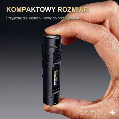 Wielofunkcyjna mini latarka aluminiowa