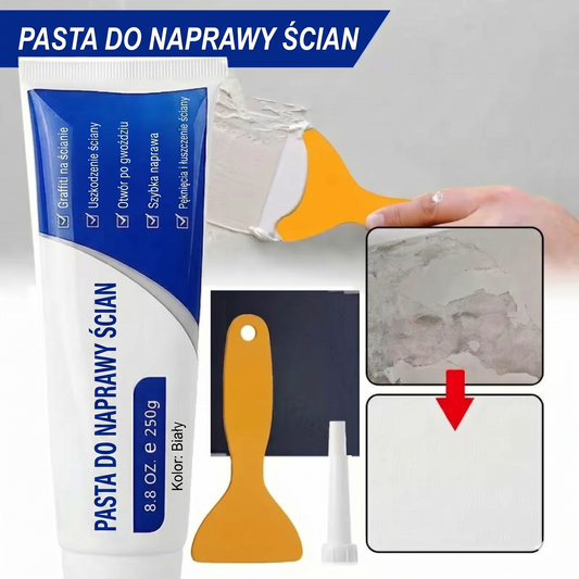 Biała masa szpachlowa do ścian – 250g – do naprawy dziur i pęknięć