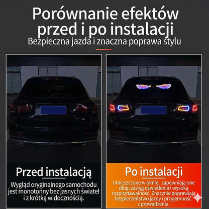 Samochodowe LED Devil Eyes na przednią szybę