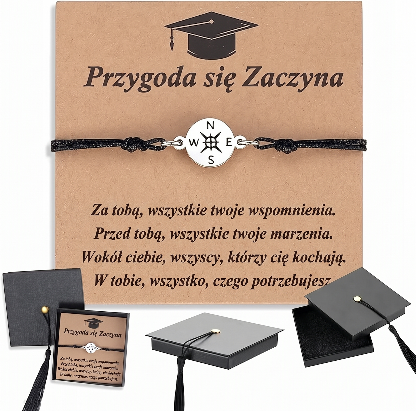 Wyjątkowy prezent na zakończenie szkoły – regulowana bransoletka z piękną dedykacją