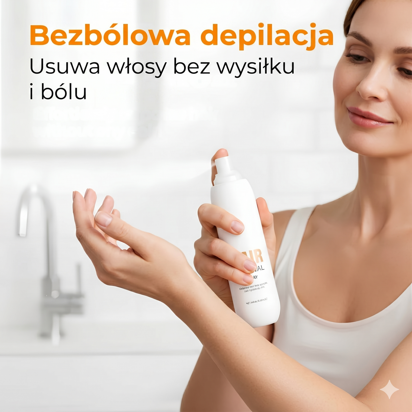 Perfumowany spray do depilacji