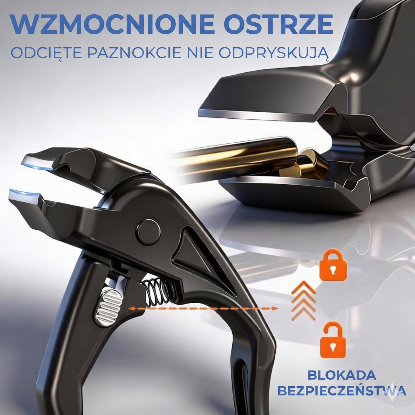 Ergonomiczny obcinacz do paznokci