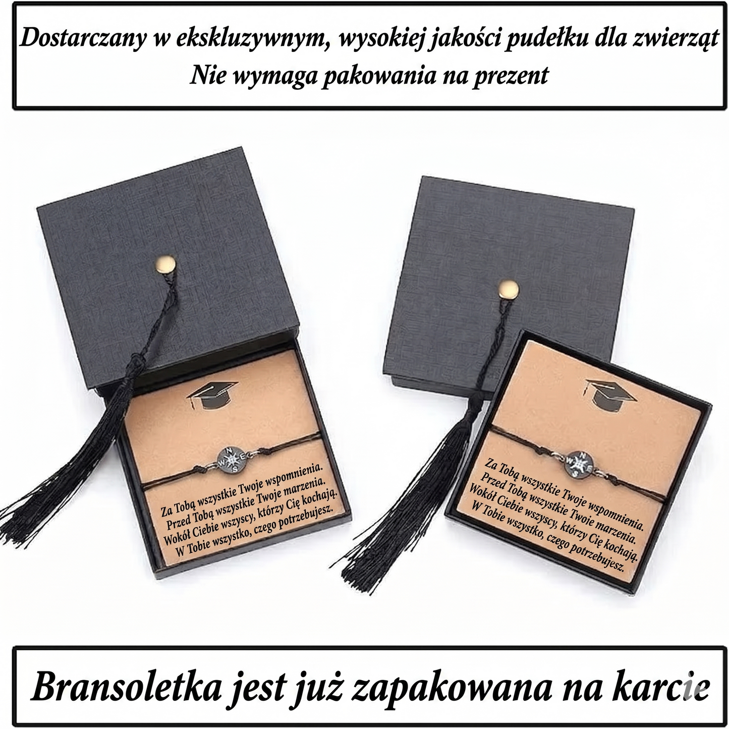 Wyjątkowy prezent na zakończenie szkoły – regulowana bransoletka z piękną dedykacją