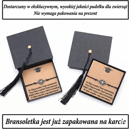 Wyjątkowy prezent na zakończenie szkoły – regulowana bransoletka z piękną dedykacją