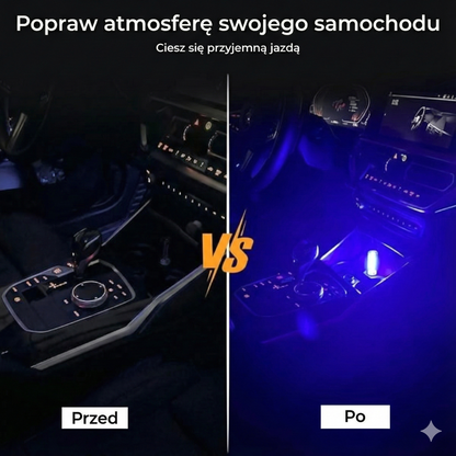 Samochodowe USB LED światło