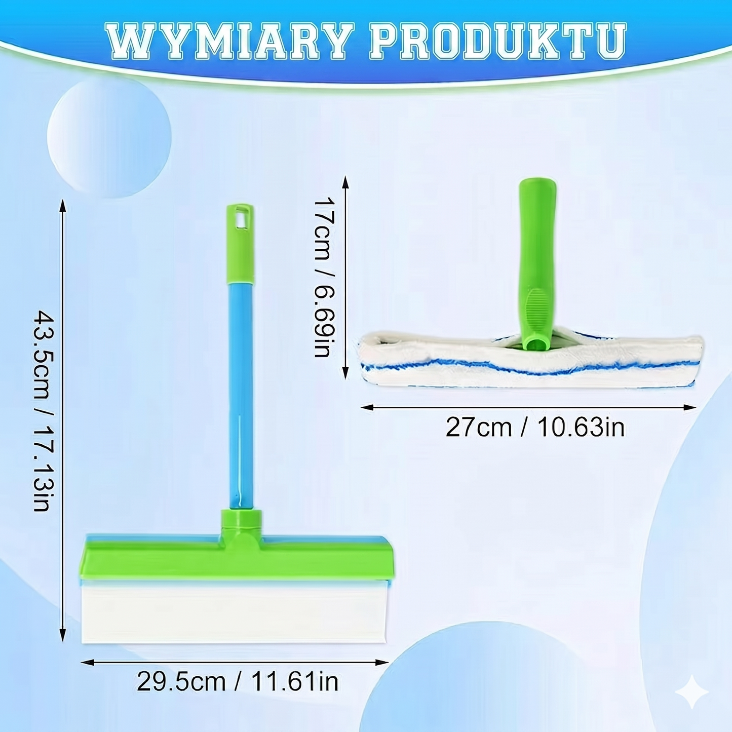 Zestaw wycieraczek bezsmugowych – Uniwersalny – Cichy i trwały