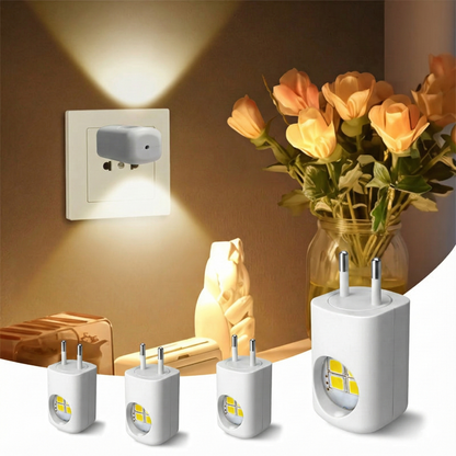 Inteligentna nocna lampka LED z czujnikiem zmierzchu