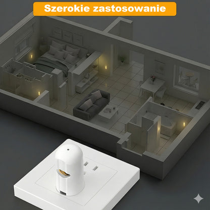 Inteligentna nocna lampka LED z czujnikiem zmierzchu