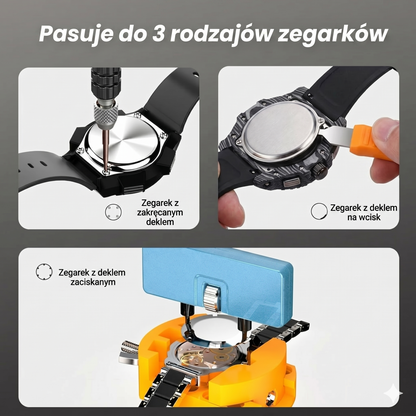 Profesjonalny zestaw do naprawy zegarków