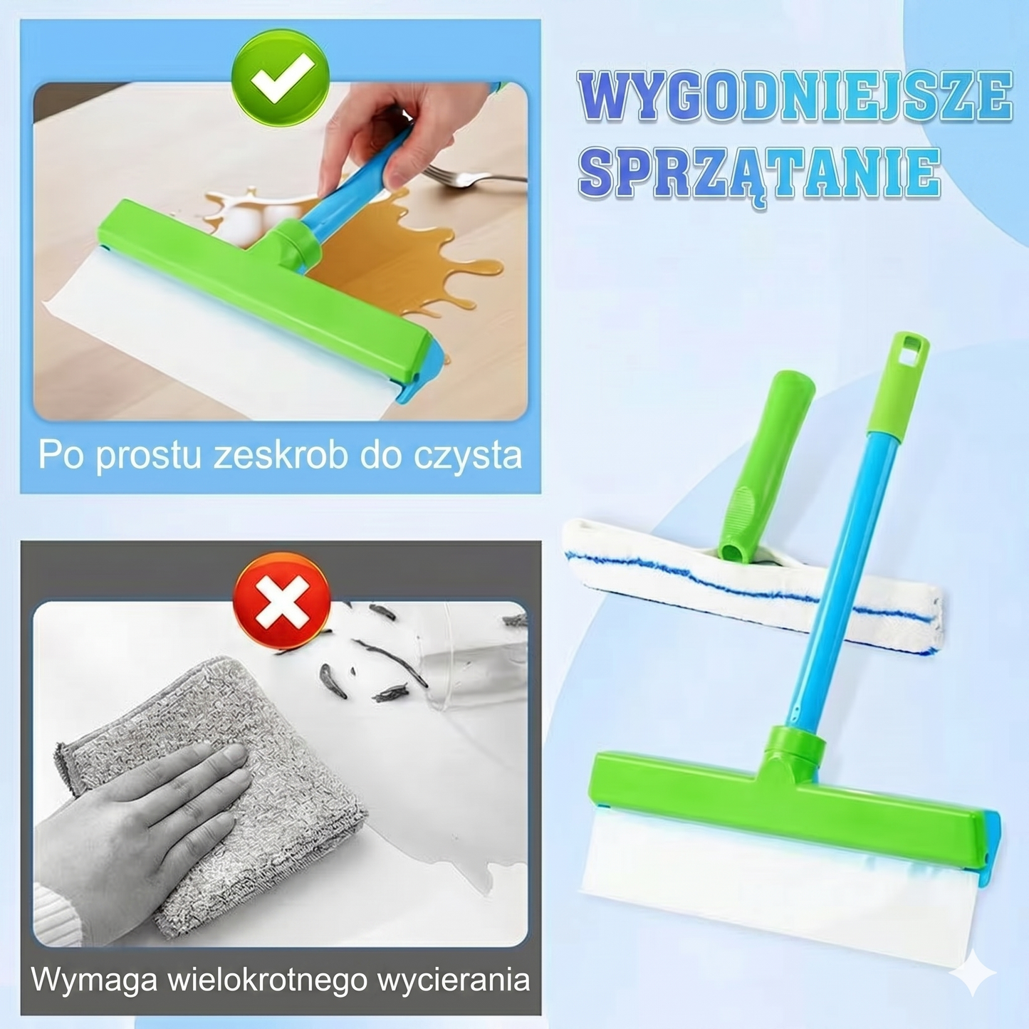 Zestaw wycieraczek bezsmugowych – Uniwersalny – Cichy i trwały
