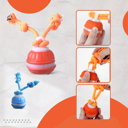 Interaktywna piłka dla psa – gumowa piłka do zabawy i na przysmaki, pomaga zwalczać nudę