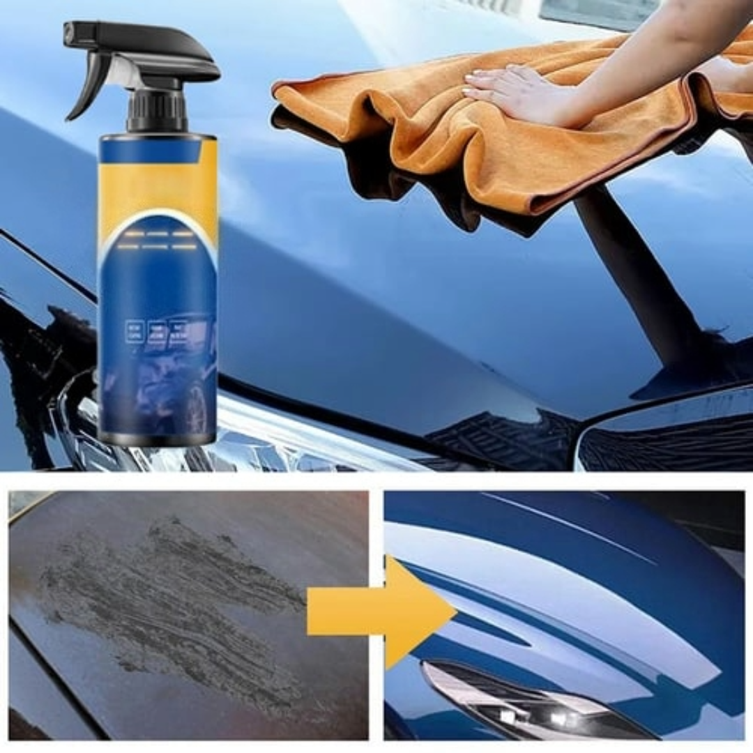 Spray z powłoką ceramiczną – Ceramiczna ochrona samochodu – Długotrwały wysoki połysk i efekt hydrofobowy