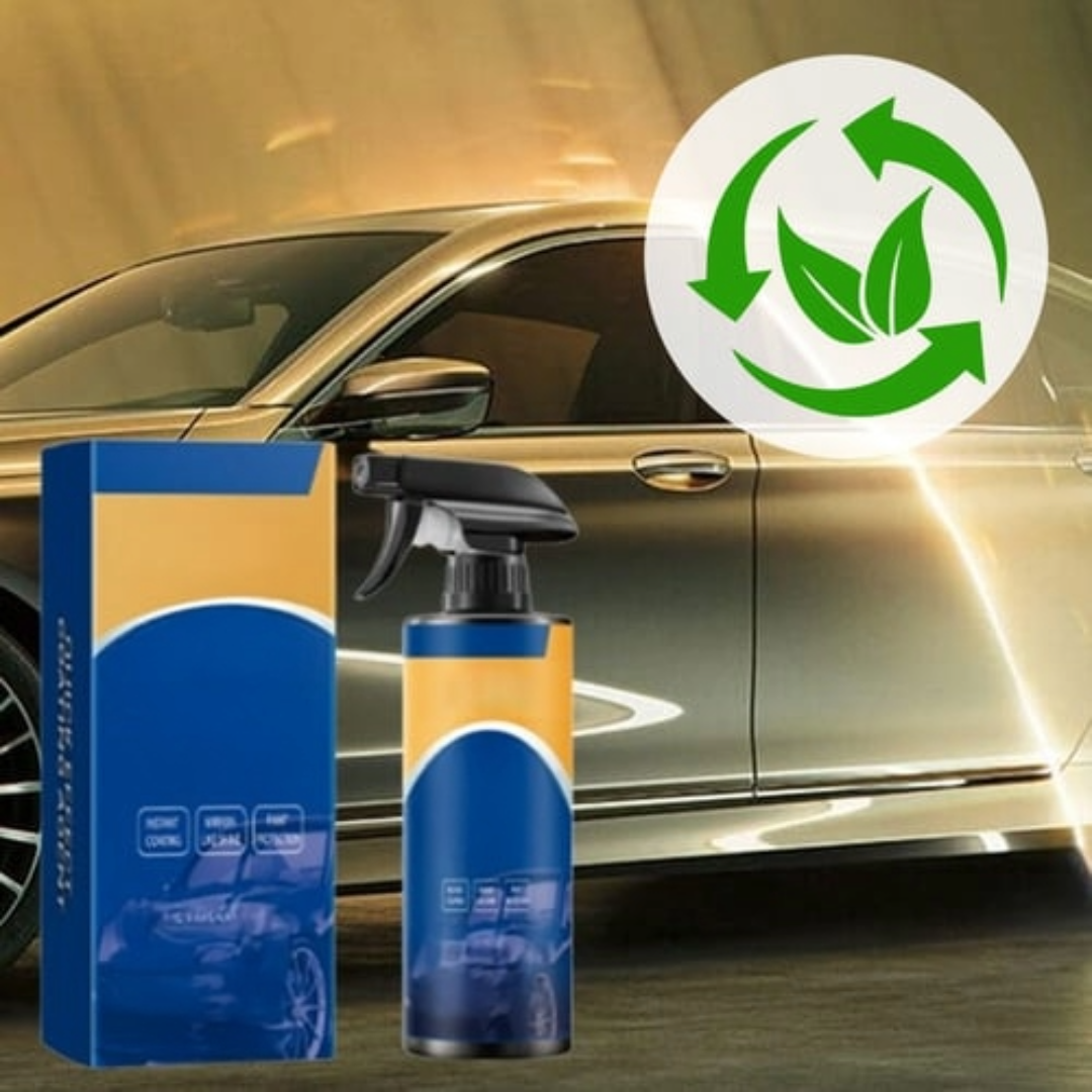 Spray z powłoką ceramiczną – Ceramiczna ochrona samochodu – Długotrwały wysoki połysk i efekt hydrofobowy