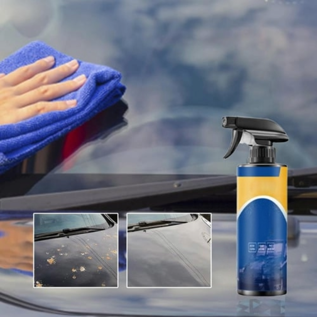 Spray z powłoką ceramiczną – Ceramiczna ochrona samochodu – Długotrwały wysoki połysk i efekt hydrofobowy