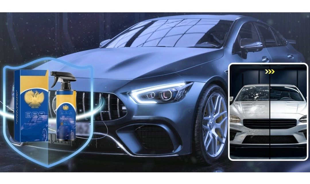 Spray z powłoką ceramiczną – Ceramiczna ochrona samochodu – Długotrwały wysoki połysk i efekt hydrofobowy