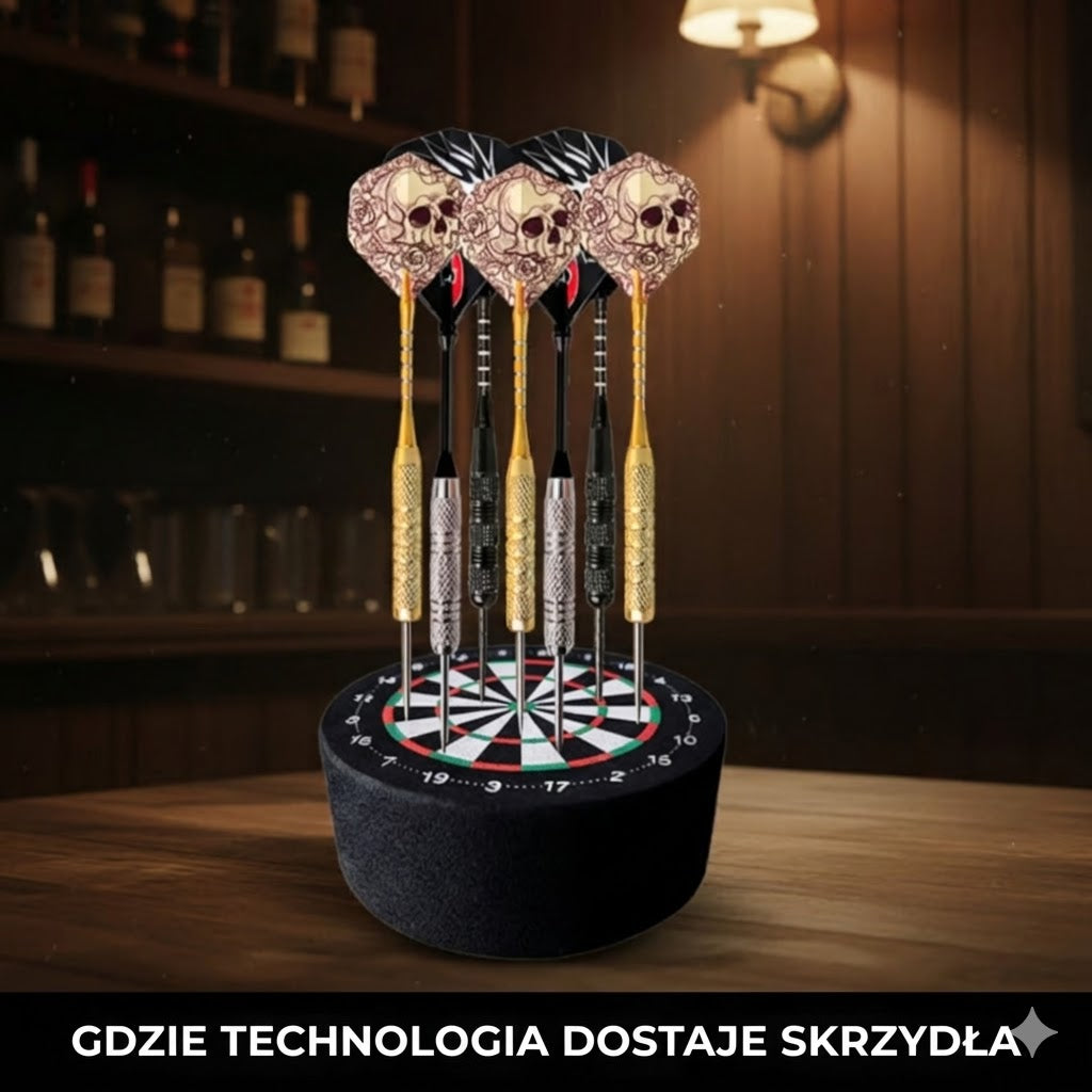 Luksusowy mini stojak na rzutk