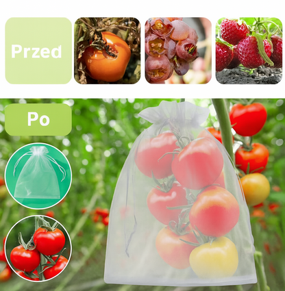 Woreczki ochronne na owoce i warzywa