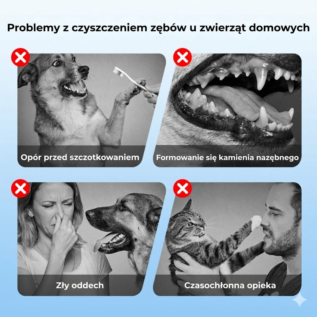 Spray do pielęgnacji zębów dla zwierząt