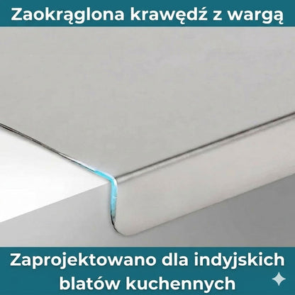 Deska do krojenia ze stali nierdzewnej na blat kuchenny
