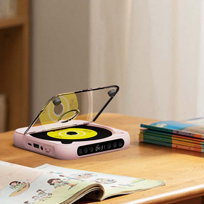 Przenośny odtwarzacz CD z Bluetooth – akumulatorowy Discman do samochodu i w podróż (Anti-Shock)