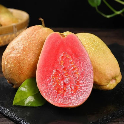 Organiczne nasiona różowej guawy - 60 sztuk