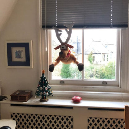 Zabawna ozdoba świąteczna "Ups!” z Mikołajem i reniferem
