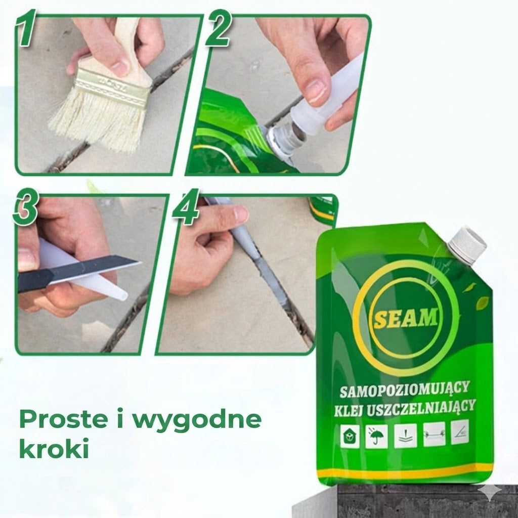 Uniwersalny klej naprawczy do szczelin w podłogach i na ścianach