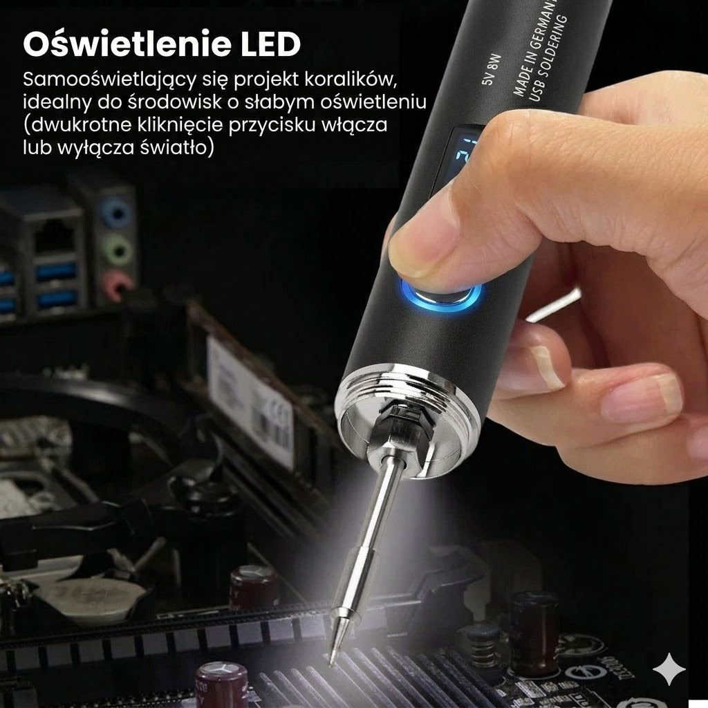 Lutownica ładowana przez USB