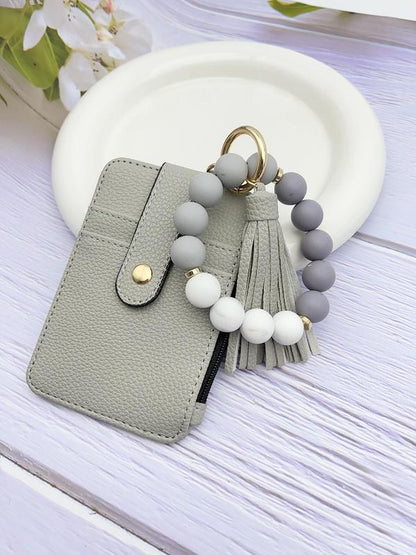 Modny silikonowy brelok na nadgarstek w stylu boho