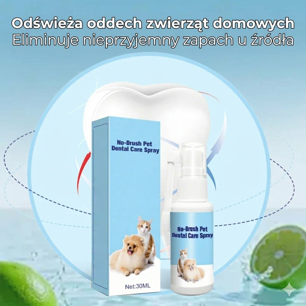 Spray do pielęgnacji zębów dla zwierząt