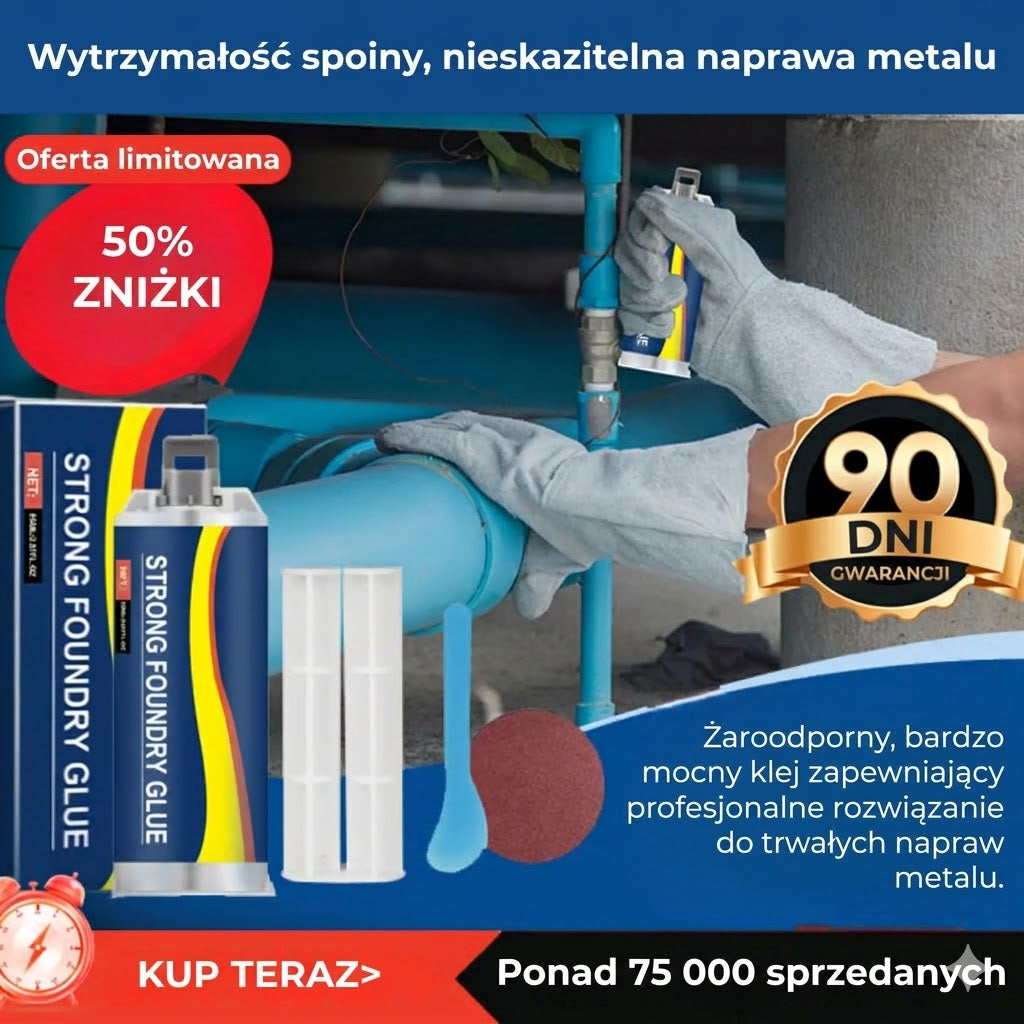 Profesjonalny klej do naprawy metalu