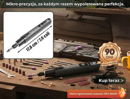 Profesjonalny elektryczny wielofunkcyjny zestaw narzędzi – cyfrowy wyświetlacz prędkości – wbudowane oświetlenie LED