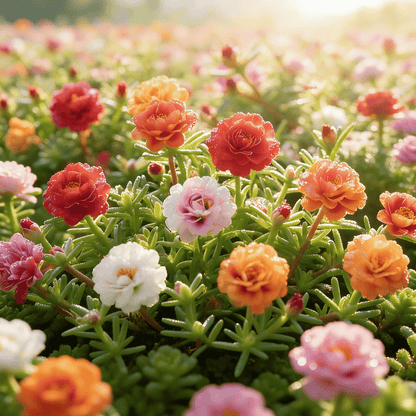 🌸Mieszanka nasion róży mchowej (1000 nasion) – 🌿Portulaka/Róża słoneczna