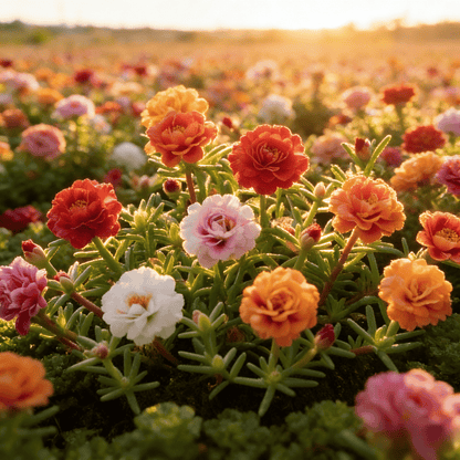 🌸Mieszanka nasion róży mchowej (1000 nasion) – 🌿Portulaka/Róża słoneczna