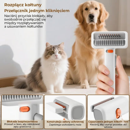 Dwufunkcyjna szczotka dla zwierząt